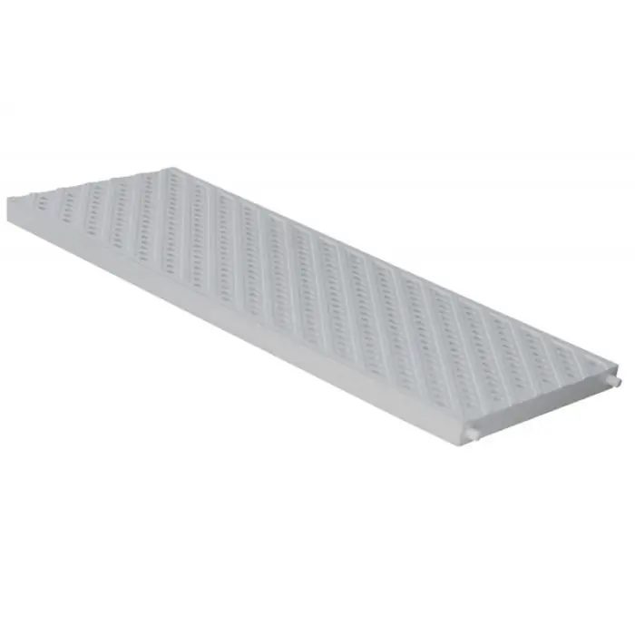 Vente Directe Grille piéton / piscine série 130 PVC anti-choc – 130 x 500 mm – gris – First Plast
