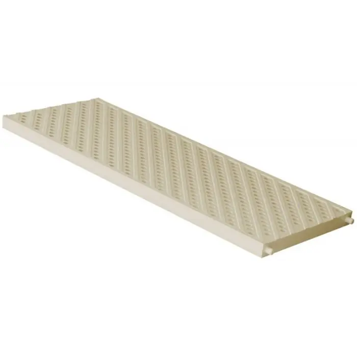 Grille piéton – piscine PVC anti-choc – sable – 200 x 500 mm – First Plast Usine Directe