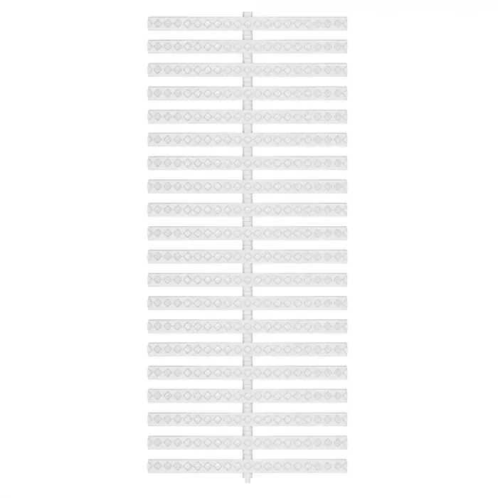 Meilleure Vente Grille modulable piscine FLEXIGRIL blanche – 200 x 500 mm – Hauteur 25 mm – First Plast