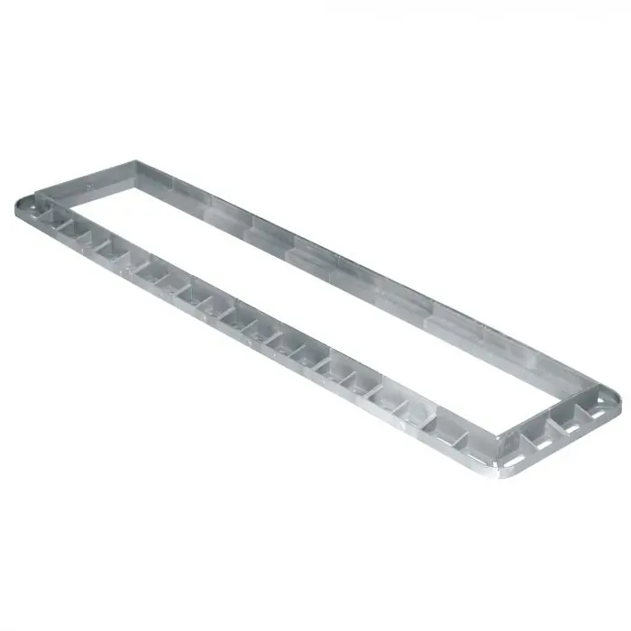 Cadre renforcé MULTIGRIL – gris – 200 x 1000 mm – First Plast Pas Cher