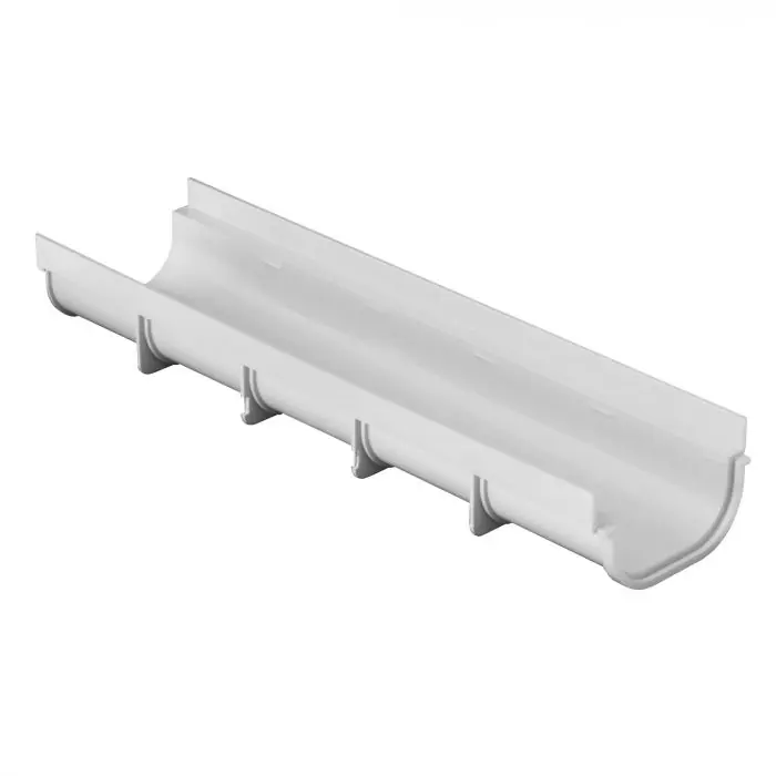 Caniveau Pratiko Série 130 BAS – 130 x 500 mm – hauteur 75 mm – First Plast Authentique