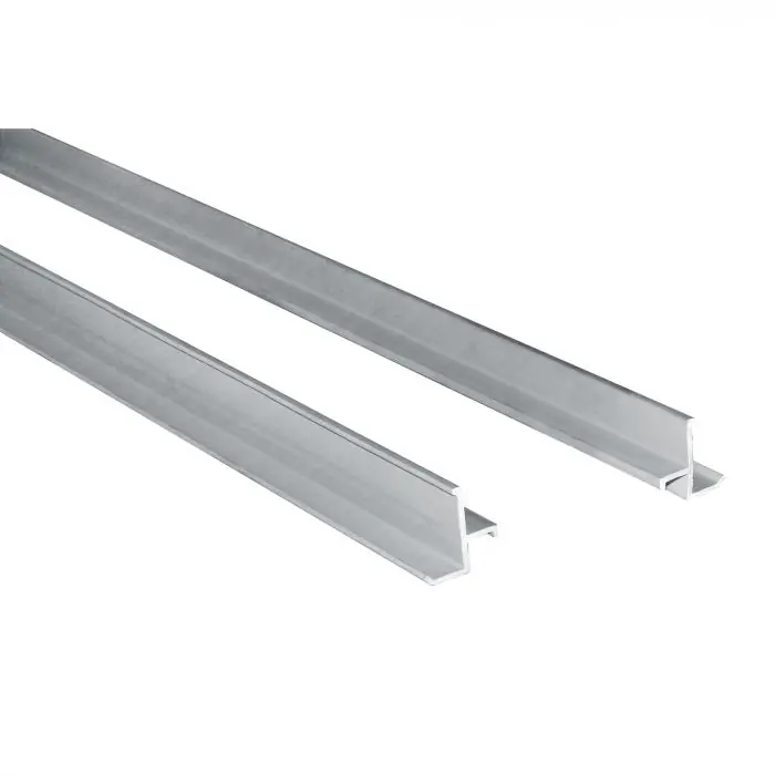 Profile cadre 2,5 m pour caniveau / grille / tampon – hauteur 20 mm – gris – First Plast Offre Spéciale