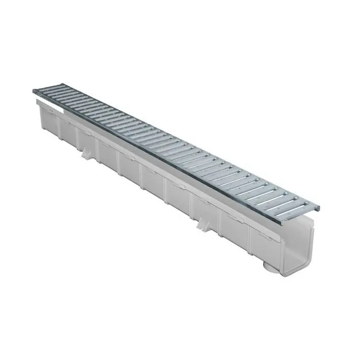 Jusqu&rsquo;à Épuisement Des Stocks Pack Caniveau PVC 100x1000mm série 100 HAUT + Grille passerelle acier A15 – First Plast