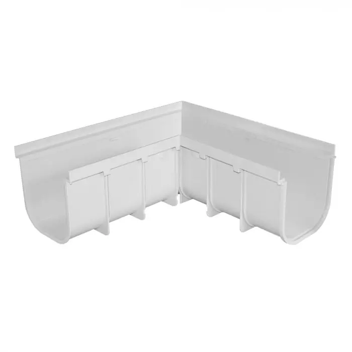Prix Choc Angle gauche pour caniveau pvc Série 200 HAUT – First Plast