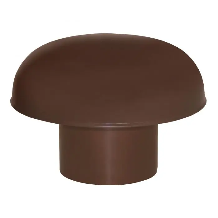 Satisfait Ou Remboursé Chapeaux de ventilation PVC sans moustiquaire – Marron