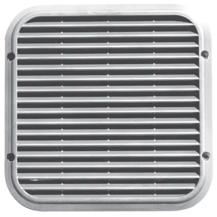 Grille ventilation aluminium naturel anti-choc - Carrée - 220x220mm Petit Prix