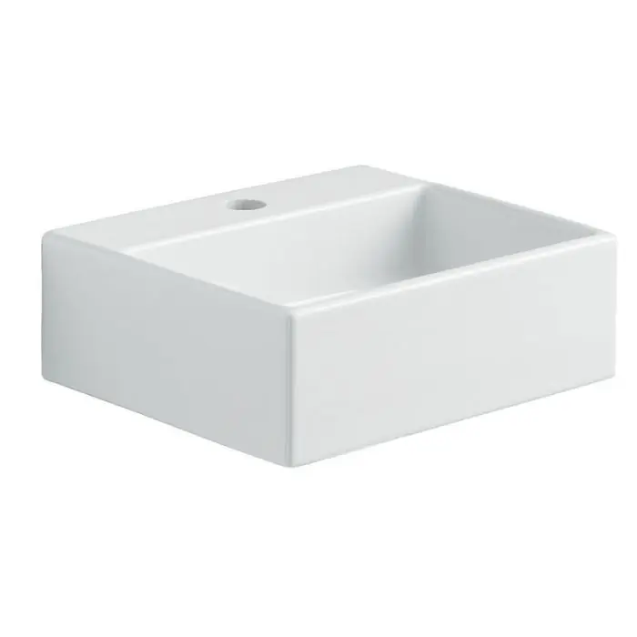 Lave-mains céramique blanc brillant QUARELO – Ondyna VC33209 Meilleur Choix