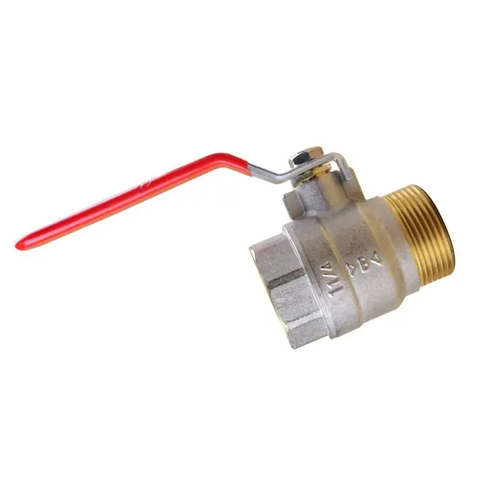 Solde Vanne à sphère PN25 Passage Intégral ACS Poignée rouge MF 1&Prime;1/4 (33×42) IBP Bänninger
