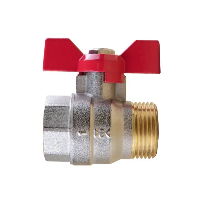 Vanne à sphère PN25 Passage Intégral ACS Papillon rouge MF 1&Prime;(26×34) IBP Bänninger Quantité Limitée