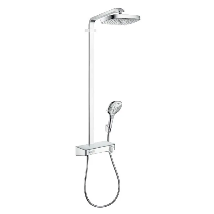 Quantité Limitée HANSGROHE-Showerpipe Raindance Select ShowerTablet E 300 2 jets - Chrome