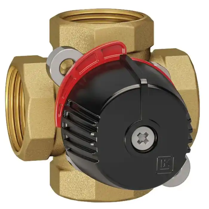 Soldes Vanne mélangeuse laiton 4 voies femelle 2" (50/60) - Kvs 40 - Thermador