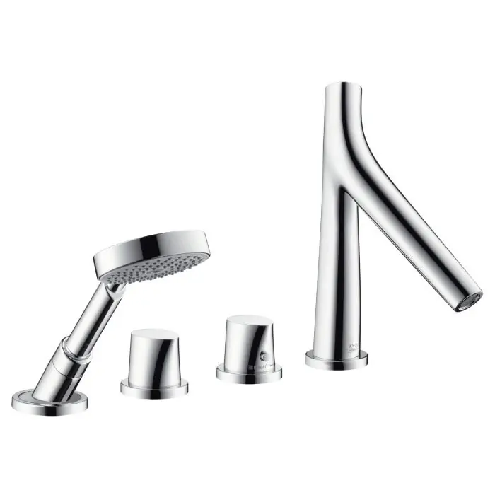 Satisfait Ou Remboursé Set de finition 4 trous thermostatique pour montage sur bord de baignoire 12425000