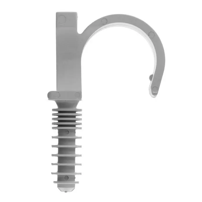 Jusqu'à Épuisement Des Stocks 250 colliers chevilles RAMCLIP simple gris pour tube nu Ø22 et prégainé Ø12 - RAM