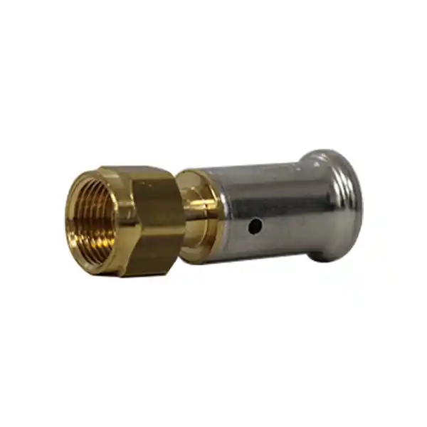 Raccord multicouche à sertir TH ou BE femelle écrou libre (12/17) 3/8 - Ø16 X 2,0 HENCO Marque