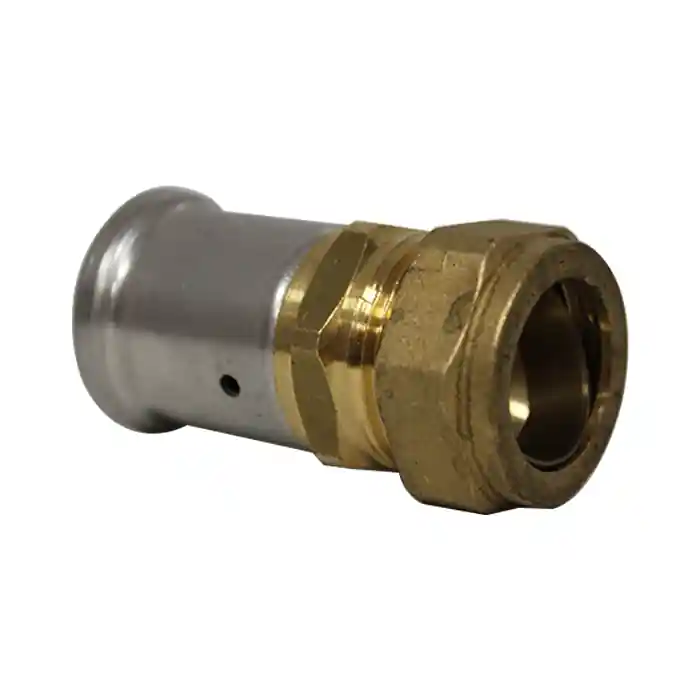 Super Prix Adaptateur MULTICOUCHE Ø26x3.0 laiton à sertir TH ou BE - CU Ø22 compression HENCO