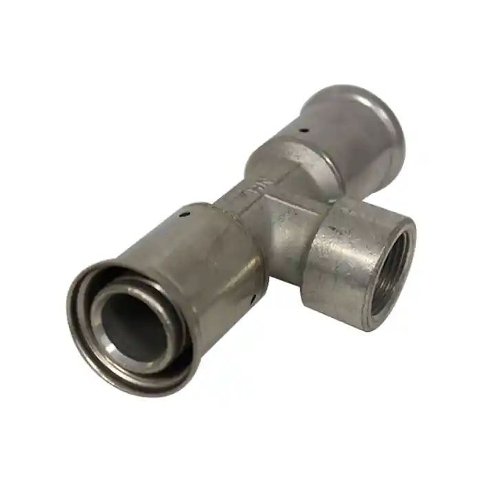Té multicouche à sertir BE femelle au centre - Ø32x3.0 - Femelle (20/27) 3/4" - Ø32x3.0 HENCO Réduction