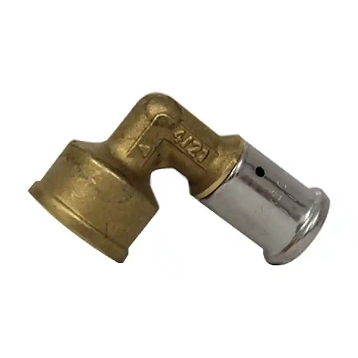 Satisfait Ou Remboursé Raccord multicouche à sertir TH ou BE coude femelle (20/27) 3/4" - Ø20x2.0 HENCO