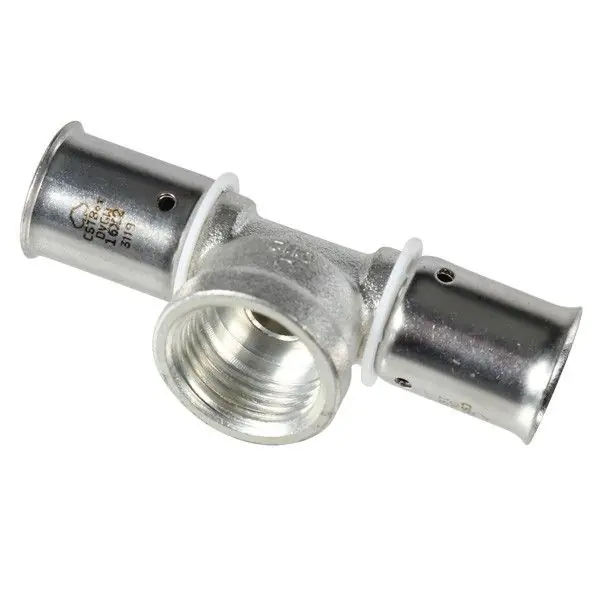 Raccord Multicouche à sertir Té sortie femelle - Multipex Vente Flash