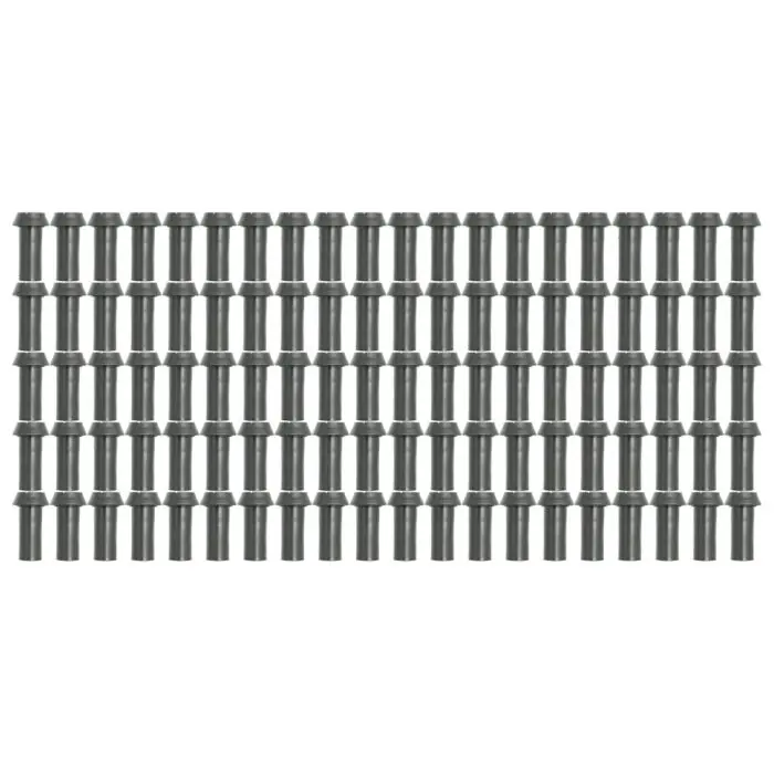 Paiement Sécurisé Support de rail 63mm SIXBOX lot de 100 pièces