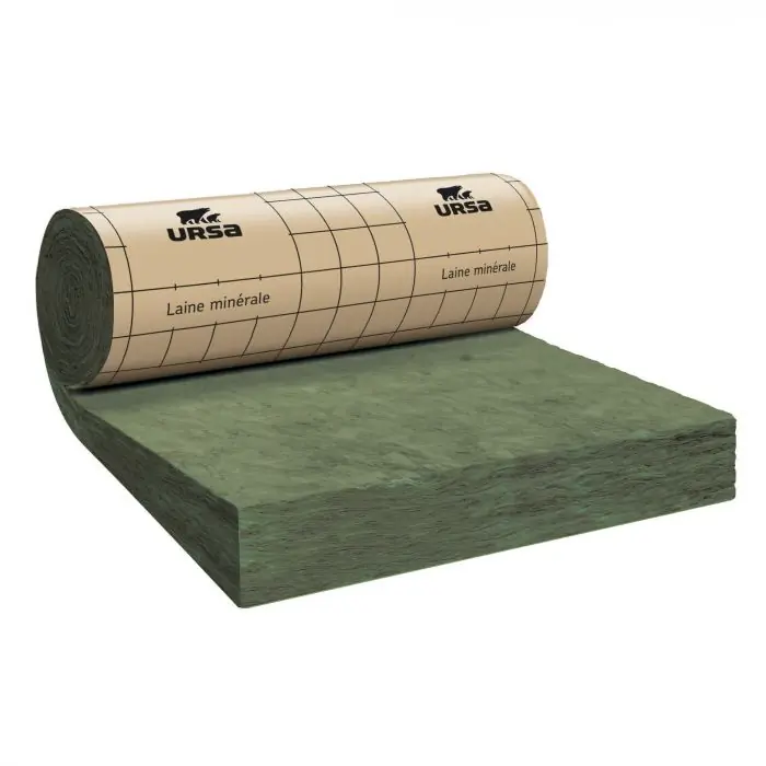 Rouleau laine de verre URSA MRK 40 TERRA revêtu kraft - Ep. 260mm - 4,20m² - R 6.50 Nouvelle Collection