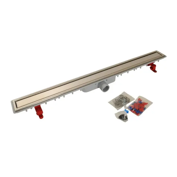 Achetez Aujourd&rsquo;hui Caniveau de douche grille réversible Docia Nicoll – 50x990mm