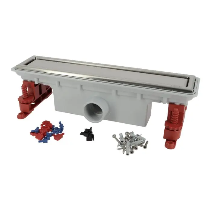 Caniveau de douche grille réversible Docia Nicoll – 50x390mm Réduction
