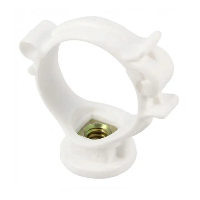 Bon Plan Collier monobloc blanc pour tube PVC Ø32 - Nicoll