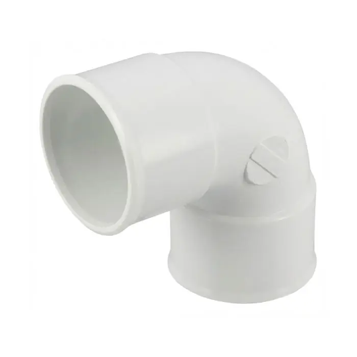 Nouvelle Collection Coude PVC blanc NICOLL Femelle Femelle 87°30 - Ø40