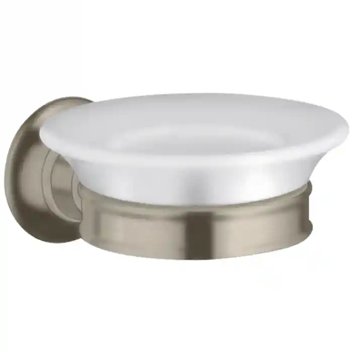 Pas Cher Porte savon mural AXOR MONTREUX Nickel Brossé - Axor - 42033820