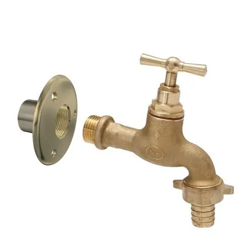 Robinet d‘arrosage NF Ø1/2&Prime;(15/21) avec son applique Livraison Express