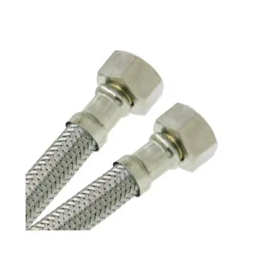 Flexible sanitaire/Chauffage Inox Ø intérieur 19mm - Femelle/Femelle 3/4" (20/27) - longueur 50 cm Promotion Saisonnière
