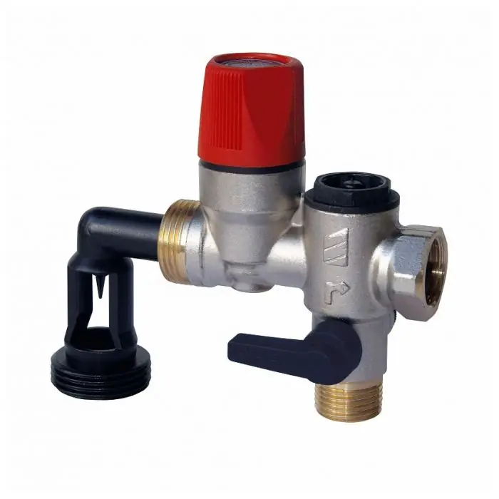 Groupe de sécurité NF-ACS laiton coudé 1/2" (15/21) Meilleure Vente