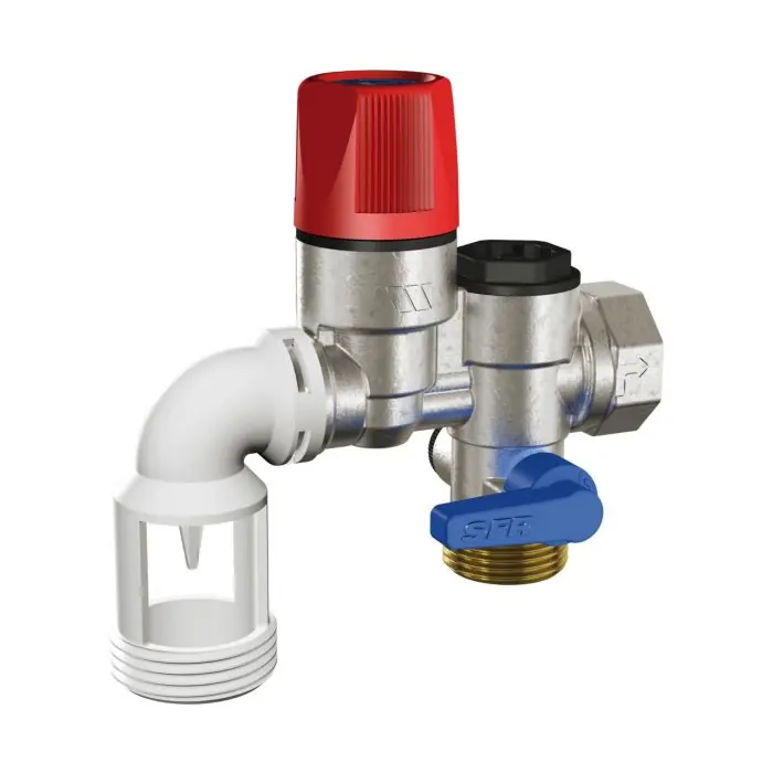 Quantité Limitée Groupe de sécurité SFR inox coudé 3/4" (20/27) - Watts