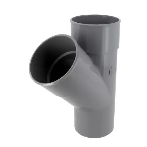 Vente Directe Culotte PVC évacuation Ø100 Mâle Femelle 45° – Nicoll