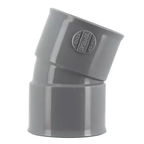 Vente Directe Coude PVC évacuation Ø40 Femelle Femelle 20° – Nicoll