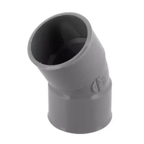 Coude PVC évacuation Ø40 Femelle Femelle 30° - Nicoll Nouvel Arrivage
