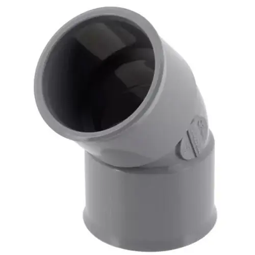 Coude PVC évacuation Ø32 Femelle Femelle 45° – Nicoll Offre Exclusive