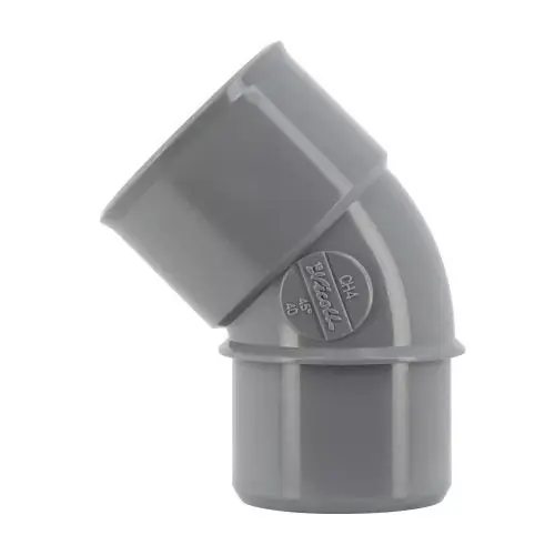 Soldes Coude PVC évacuation Ø40 Mâle Femelle 45° – Nicoll