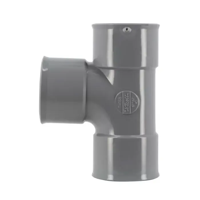 Té pied de biche PVC évacuation Ø40 Femelle Femelle 87°30 – Nicoll Pas Cher