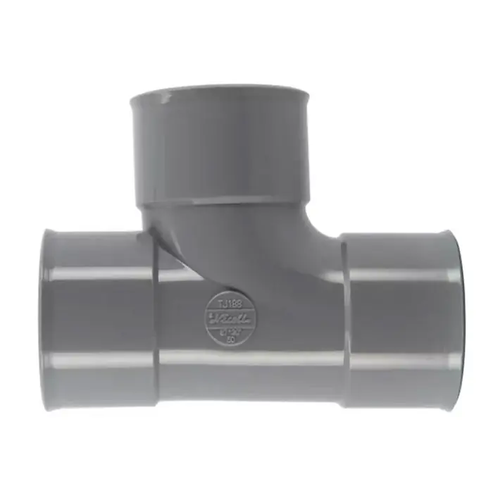 Remise Té pied de biche PVC évacuation Ø50 Femelle Femelle 87°30 – Nicoll