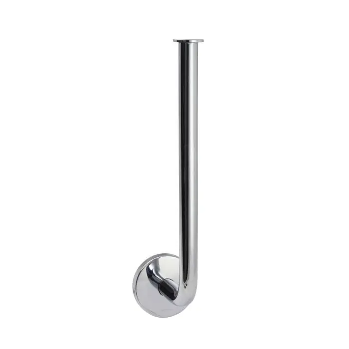 Dernière Chance Porte-rouleaux wc de réserve TUBINA en laiton chromé – 25 x 8 x h6 cm – avec adhésif 3M