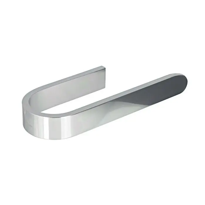 Prix Choc Porte-serviette MATERIA en aluminium brillant éloxé chromé – 22,8 x 7,6 x h3 cm – avec adhésif 3M