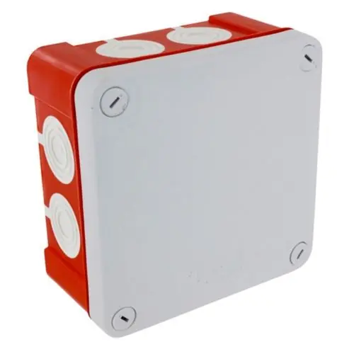 Commander Vite Boite dérivation étanche rouge OPTIBOX membranes IP55 100 x 100 x 55 mm – BLM