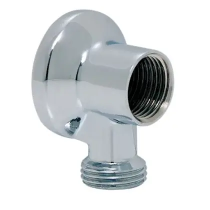 Must-Have Applique murale en laiton chromé M 1/2" (15/21) - F 1/2" (15/21) pour machine à laver - Watts