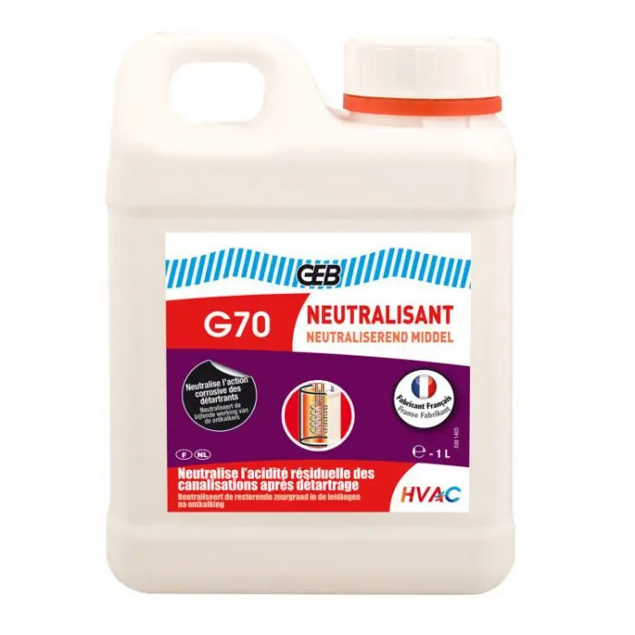 Haute Qualité Neutralisant GEB G70 - Bidon 1L