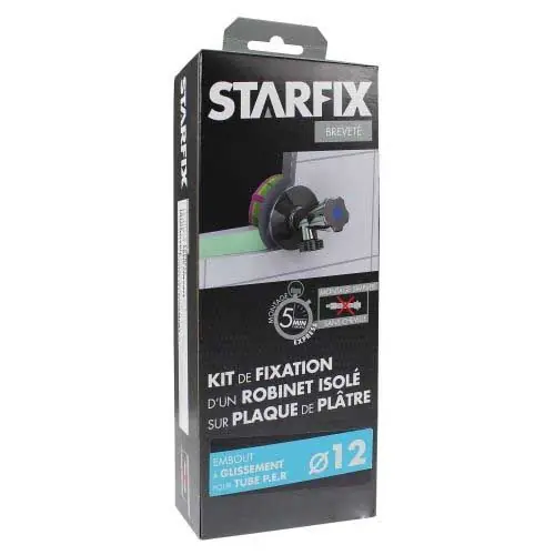 Sortie de cloison Starfix PER Ø12 Raccord à Glissement - Femelle 1/2" (15/21) pour robinet Pas Cher