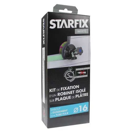 Sortie de cloison STARFIX PER Ø16 Raccord à Glissement - Femelle 1/2" (15/21) pour robinet Prix Promo