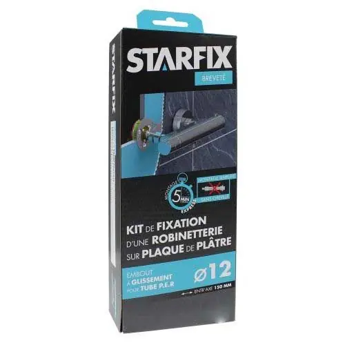 Affaire À Saisir Sortie de cloison STARFIX PER Ø12 Raccords à Glissement - Femelle 1/2" (15/21) pour robinetterie entraxe 150 mm