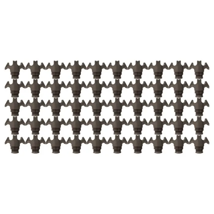 50 supports rail Placo Sixbox OBR F60 15/32 – Profondeur 32 à 49 mm – Sixbox Nouveauté