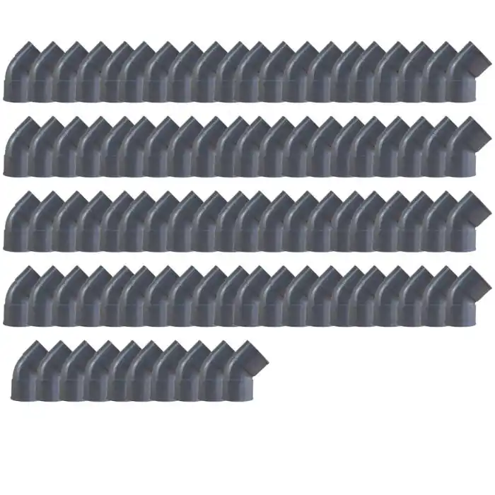 90 Coudes PVC 45° Femelle/Femelle Ø50 - First Plast Bon Marché